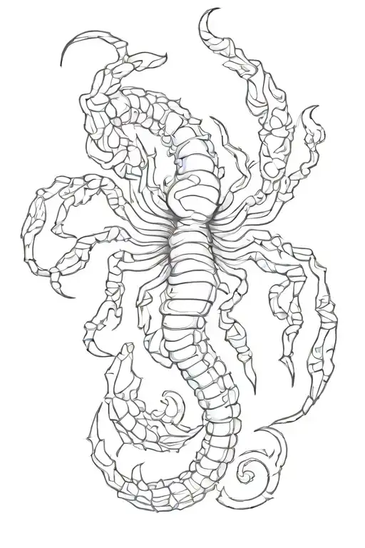 scorpio tattoo design idea