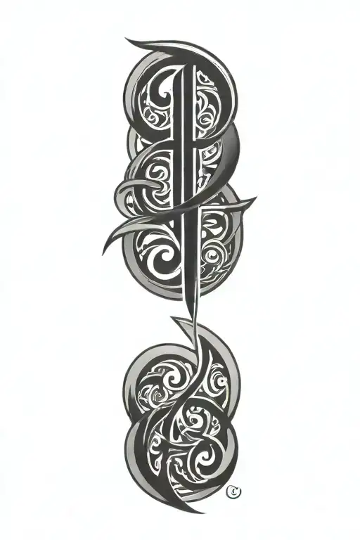 lettering tattoo design idea