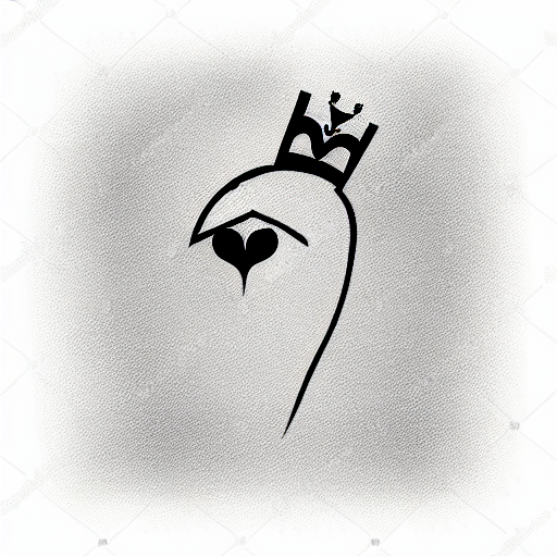 Queen of Hearts tattoo design idea