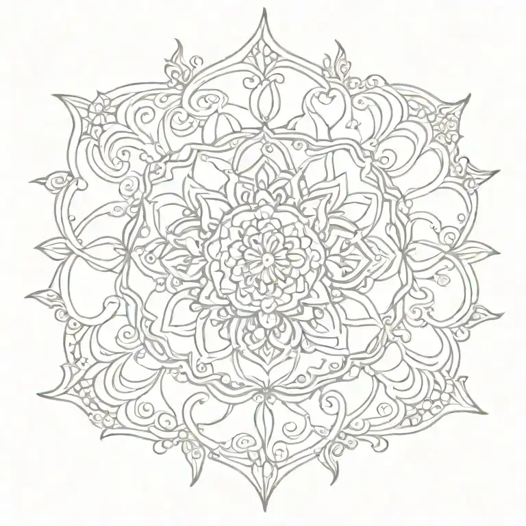 henna tattoo design idea