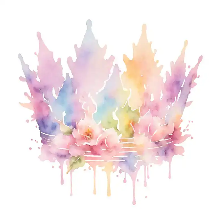 crown tattoo design idea