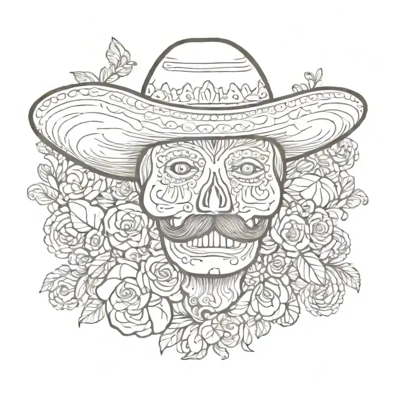 mexican tattoo design idea