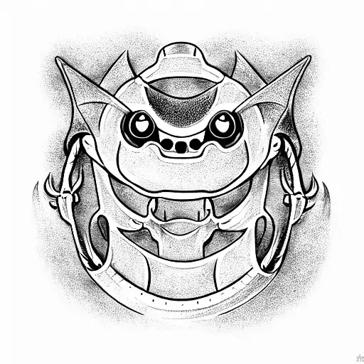 Robot, Toothless, Dragon tattoo design idea