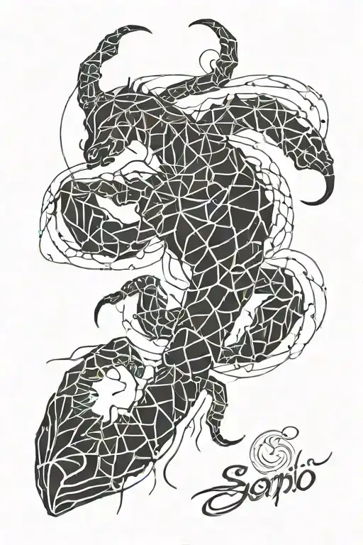 scorpio tattoo design idea