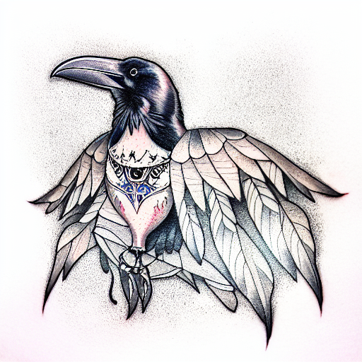 Goth chicken for hayz619 thanks again Dood     lasvegas raven  raventattoo neotraditional neotraditionaltattoo  Instagram