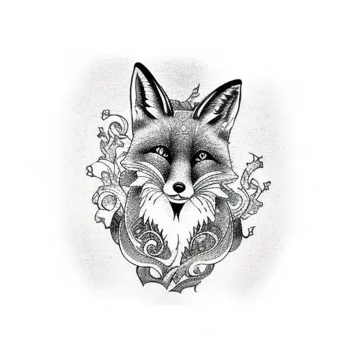 Fox Tattoo Design for Woman Fox Tattoo Sketch for Females Fo - Inspire  Uplift