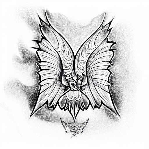 Cardinal tattoo design idea