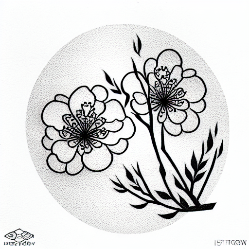 Cherry Blossom tattoo design idea