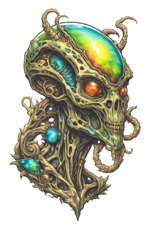 alien tattoo design idea