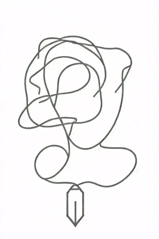 necklace tattoo design idea