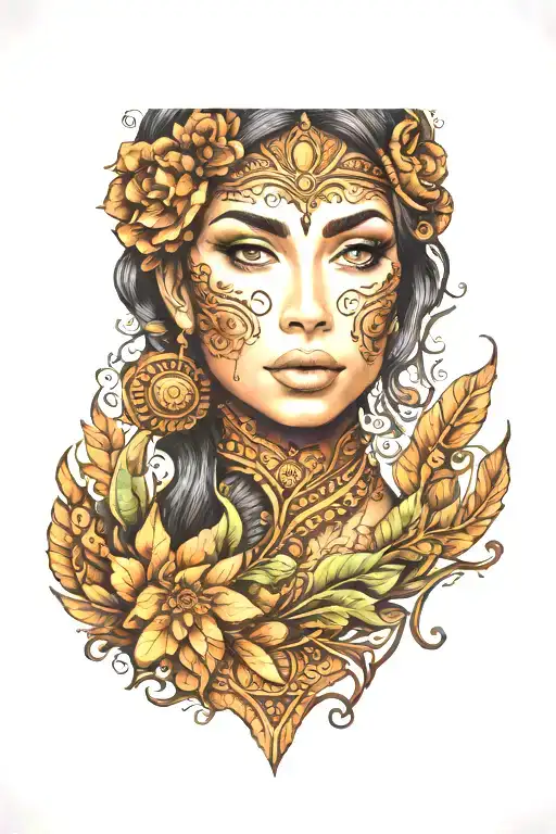 henna tattoo design idea