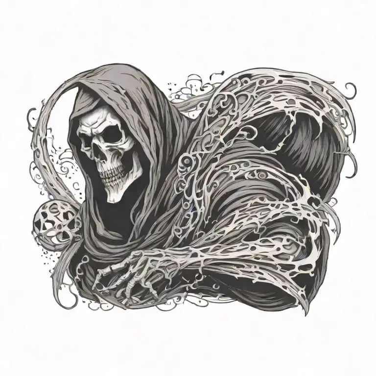 grim-reaper tattoo design idea