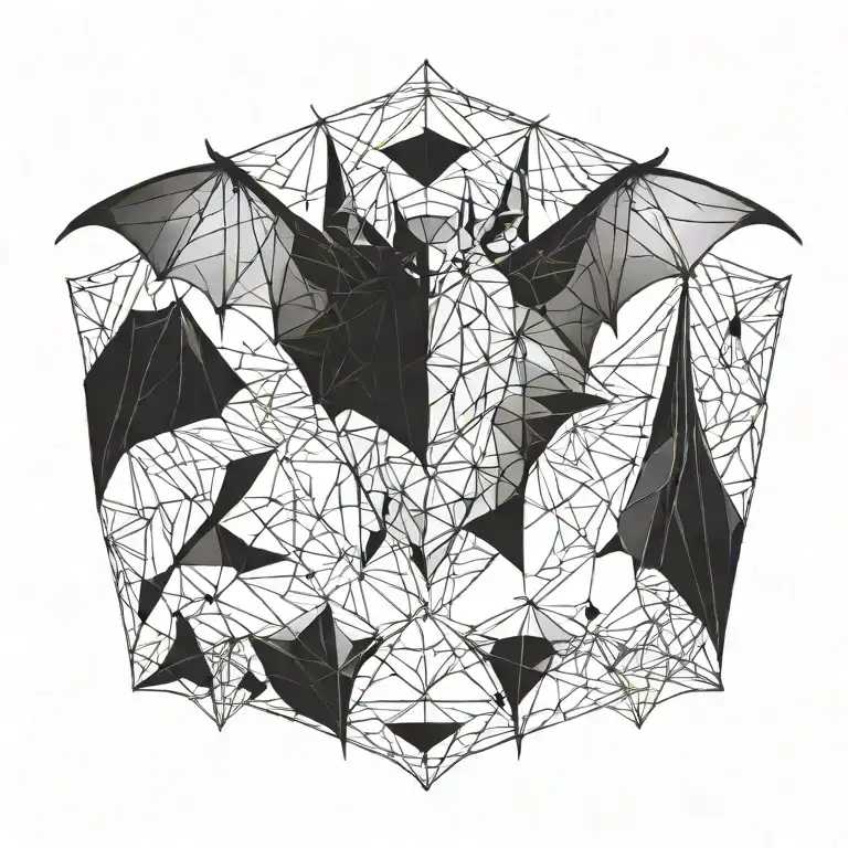 bat tattoo design idea