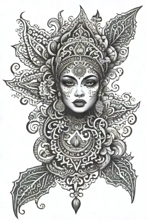 henna tattoo design idea