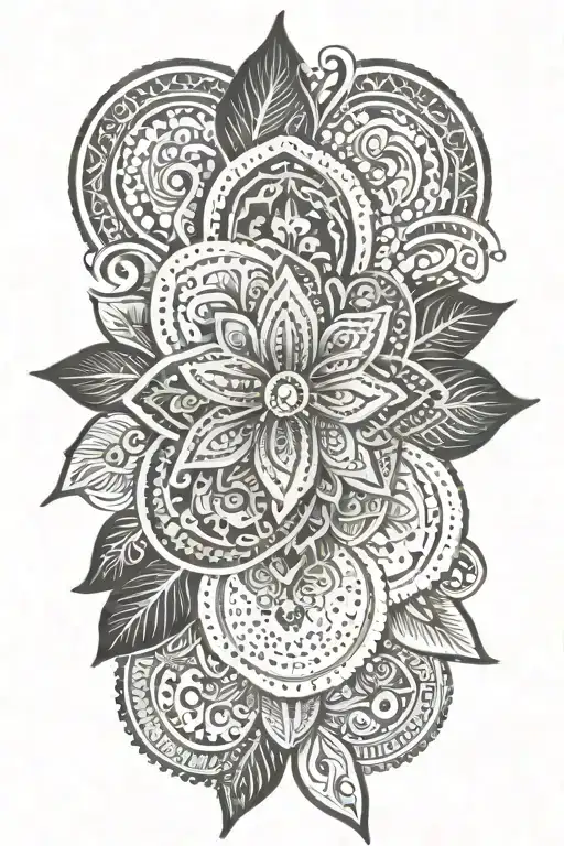 henna tattoo design idea