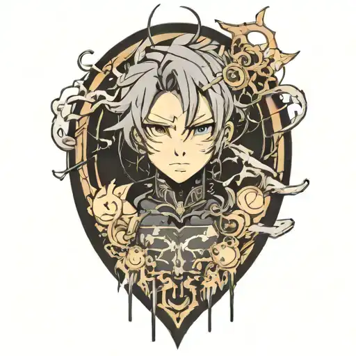 blackout tattoo design idea
