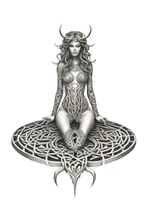 medusa tattoo design idea