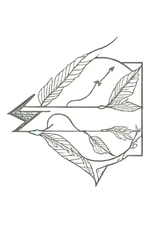 arrow tattoo design idea