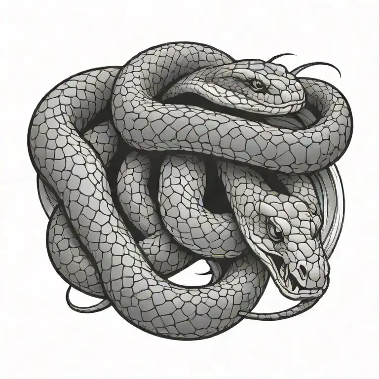 snake tattoo design idea