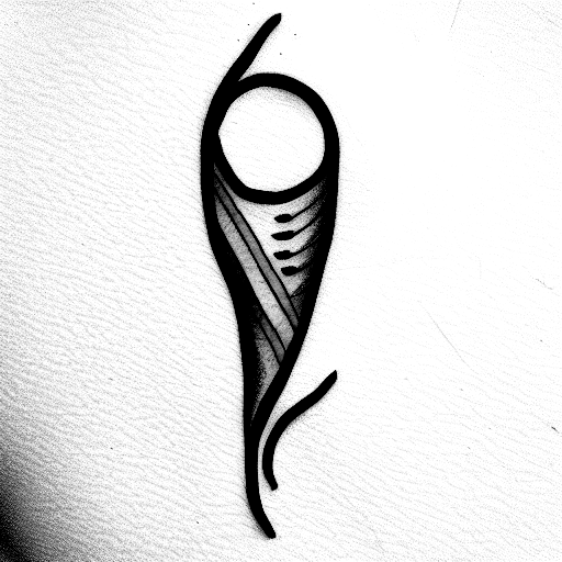 Majestic Crow on Dagger Tattoo Design – Tattoos Wizard Designs