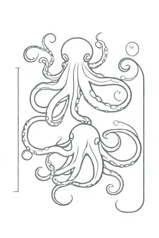 octopus tattoo design idea