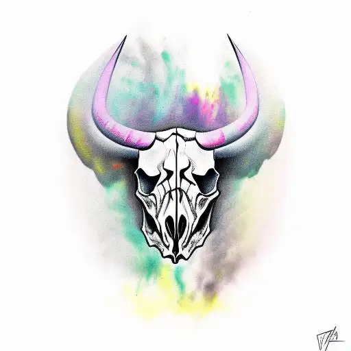90 Silhouette Of Bull Skull Tattoo Designs Illustrations RoyaltyFree  Vector Graphics  Clip Art  iStock