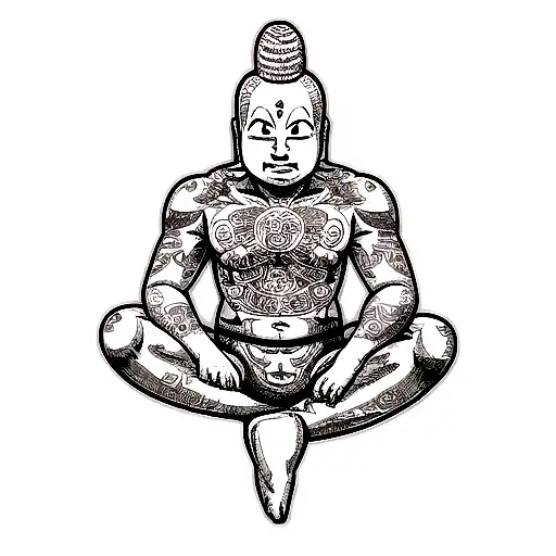 Buddha tattoo design idea