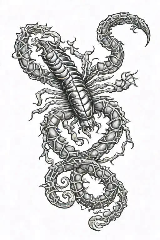scorpio tattoo design idea
