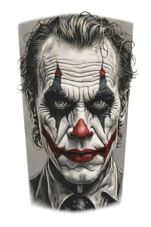 joker tattoo design idea