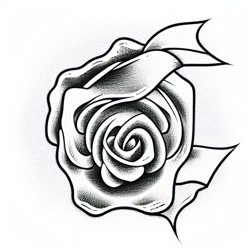 Skull and Roses tattoo design idea