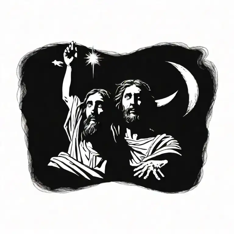 jesus tattoo design idea