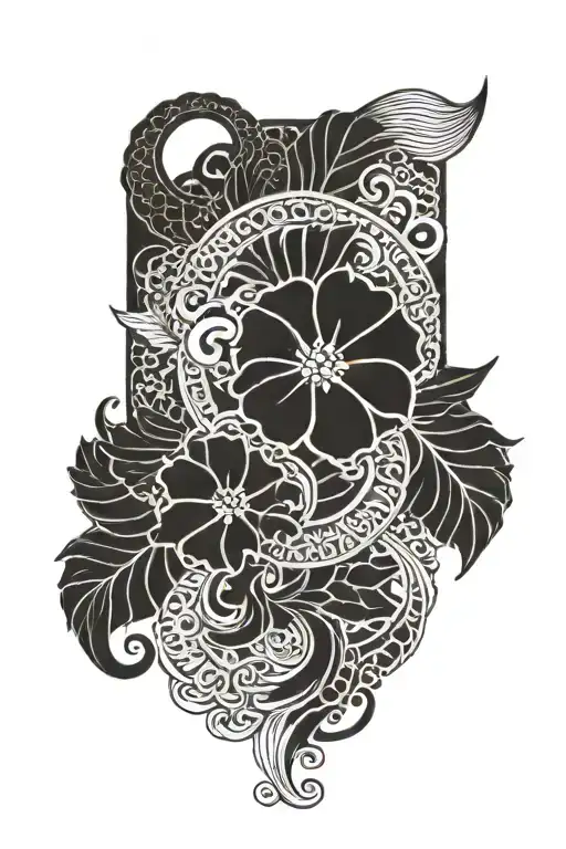 henna tattoo design idea