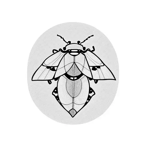 Ladybug tattoo design idea