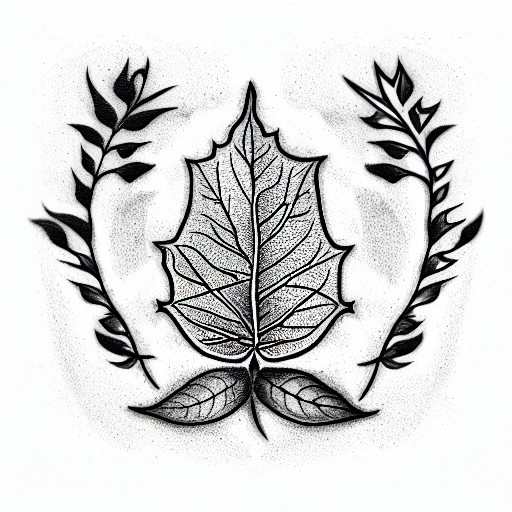 The Meaning of the oak leaves tattoo drawing history photo examples  sketches facts