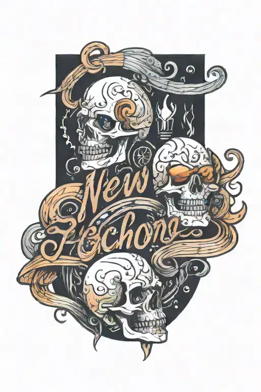 script tattoo design idea