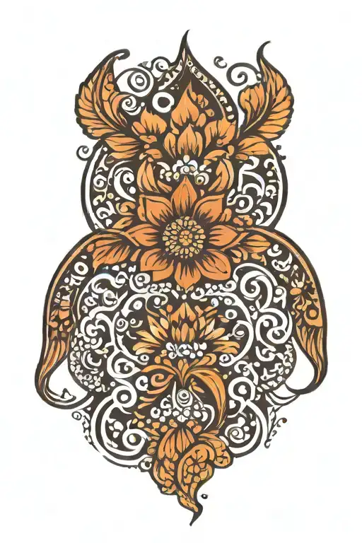 henna tattoo design idea