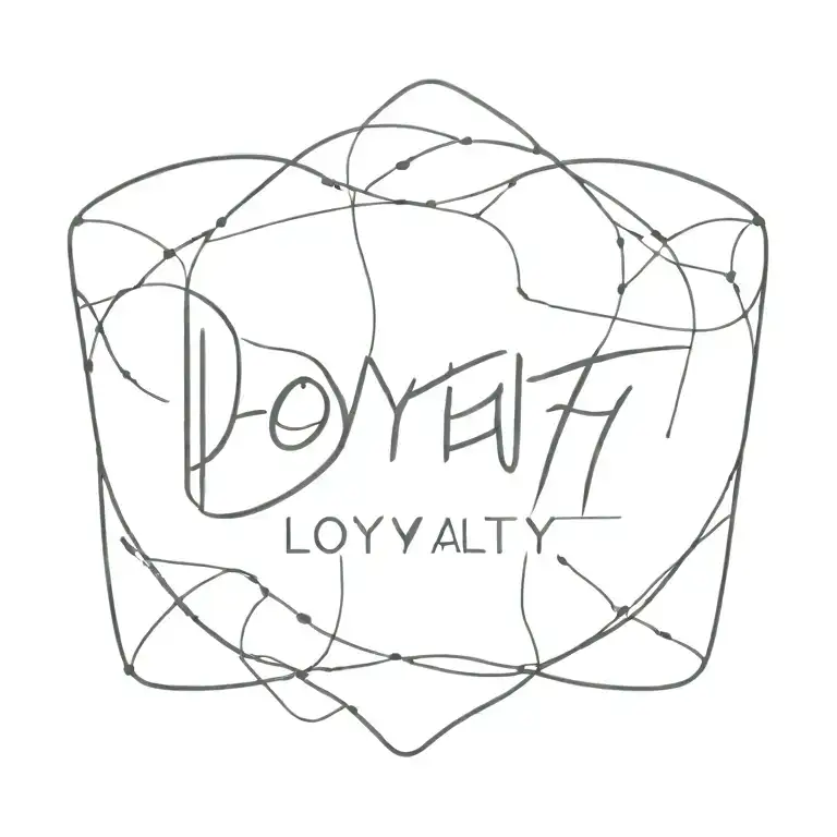 loyalty tattoo design idea