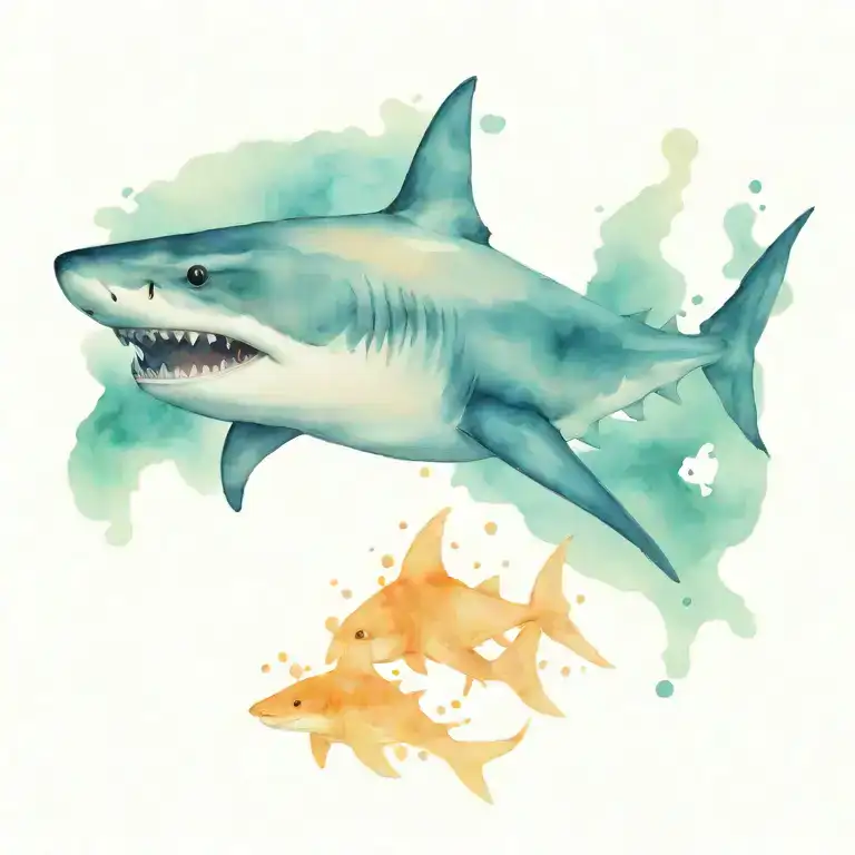 shark tattoo design idea