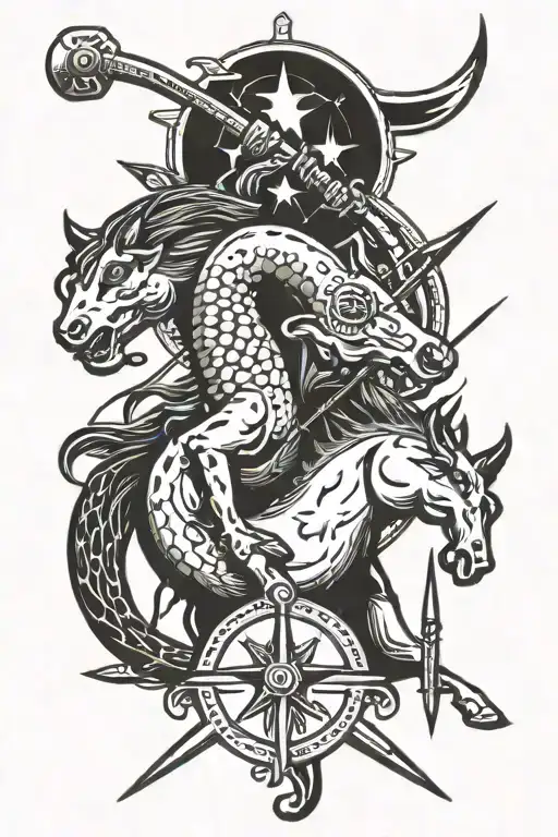 sagittarius tattoo design idea