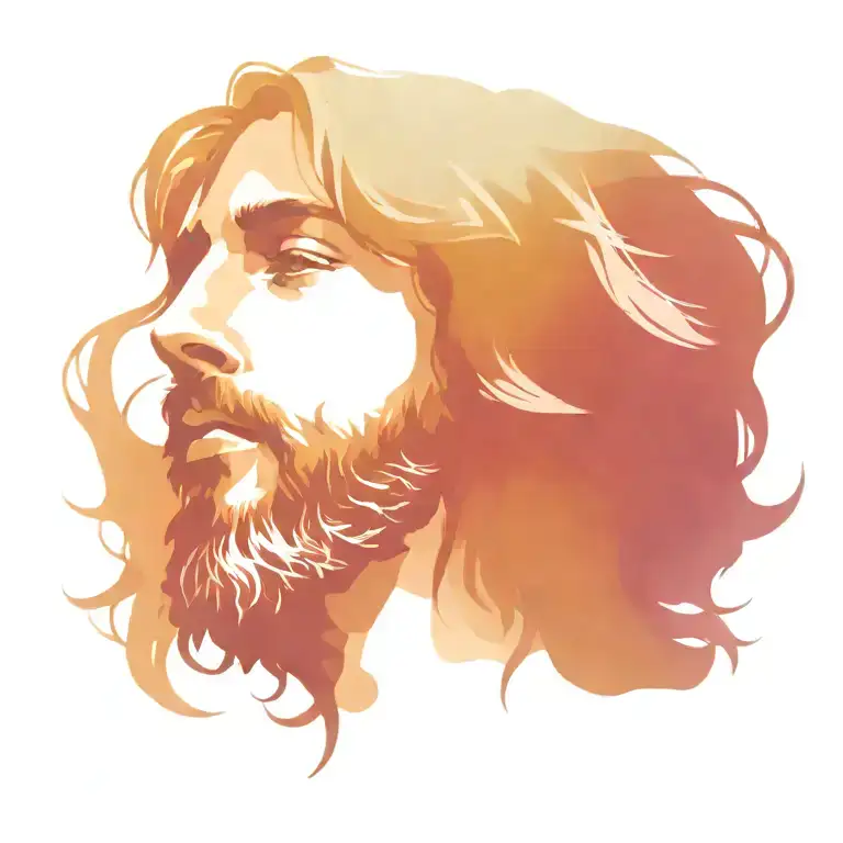 jesus tattoo design idea