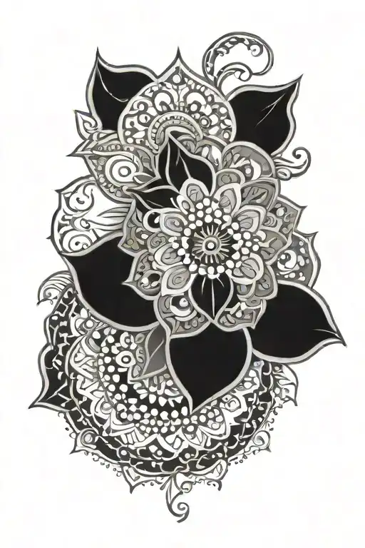 henna tattoo design idea