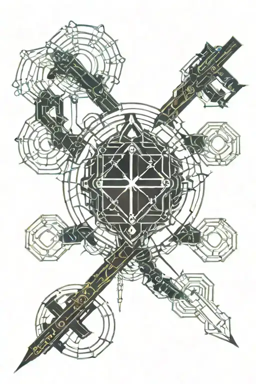 rosary tattoo design idea