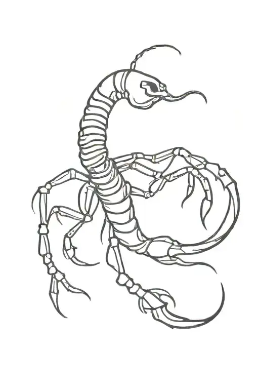 scorpio tattoo design idea