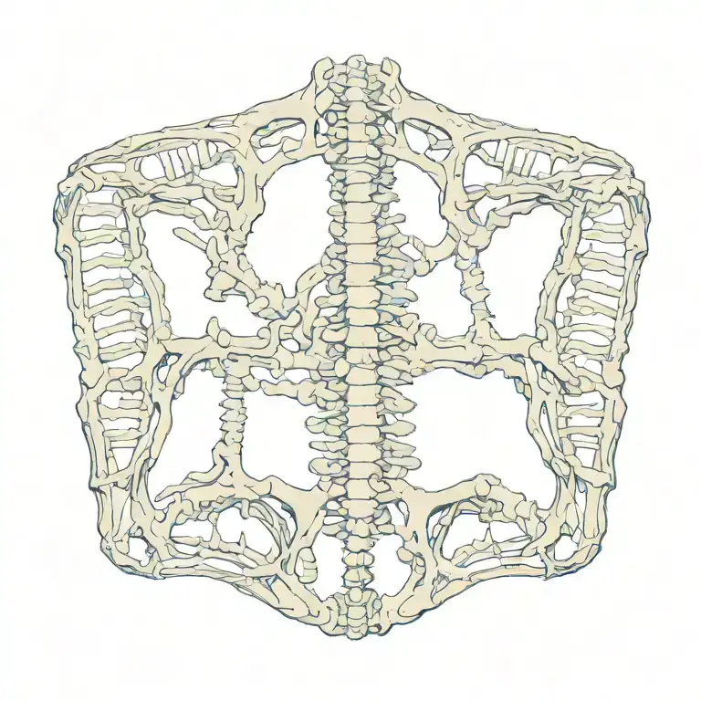 spinal tattoo design idea