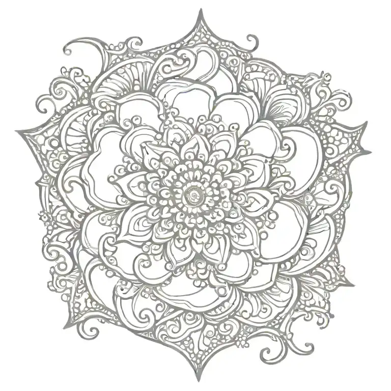 henna tattoo design idea
