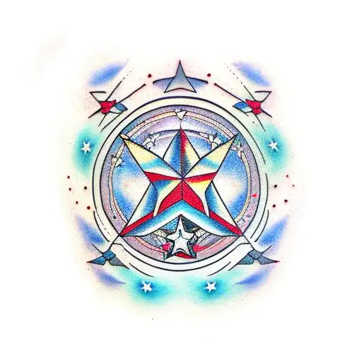 Constellation tattoo design idea