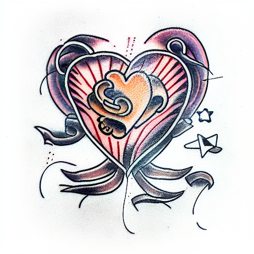 Traditional Crying Heart Tattoo Idea  BlackInk