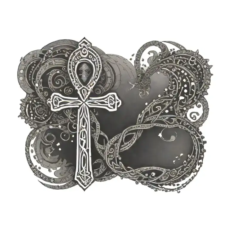 ankh tattoo design idea