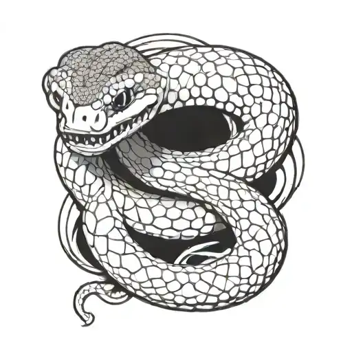 snake tattoo design idea
