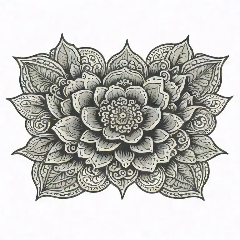 henna tattoo design idea